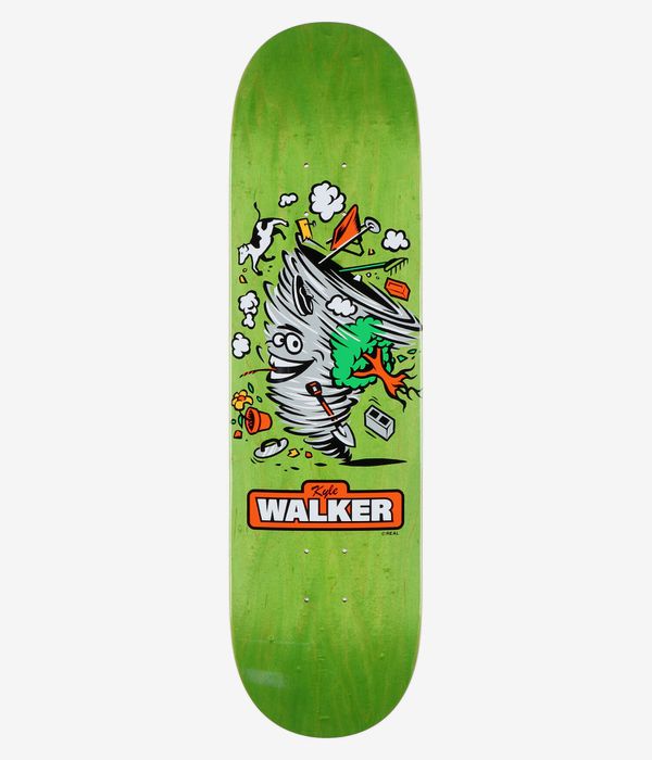 Real Kyle Mascot Easy Rider 8.25" Planche de skateboard (green)
