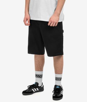 Carhartt WIP Single Knee Newcomb Shorts (black garment dyed)