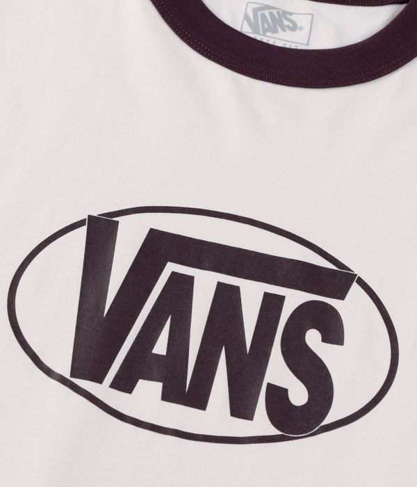 Vans Center Chest Ringer T-Shirty (marshmallow II)