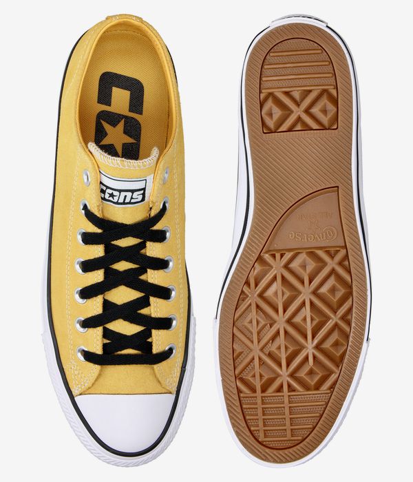 Converse CONS Chuck Taylor All Star Pro Suede Shoes (bananas black white)