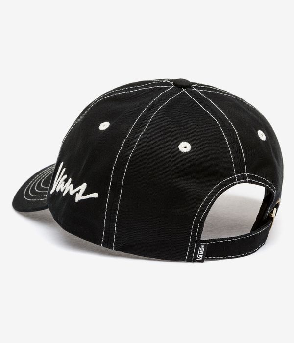 Vans Classic Script Curved Bill Jockey Cap (black)