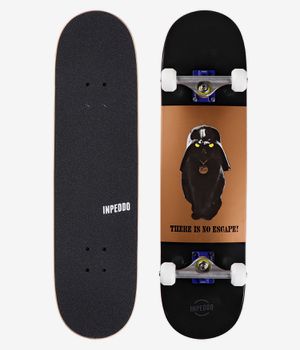 Inpeddo Cat Vader 8" Complete-Skateboard (black)