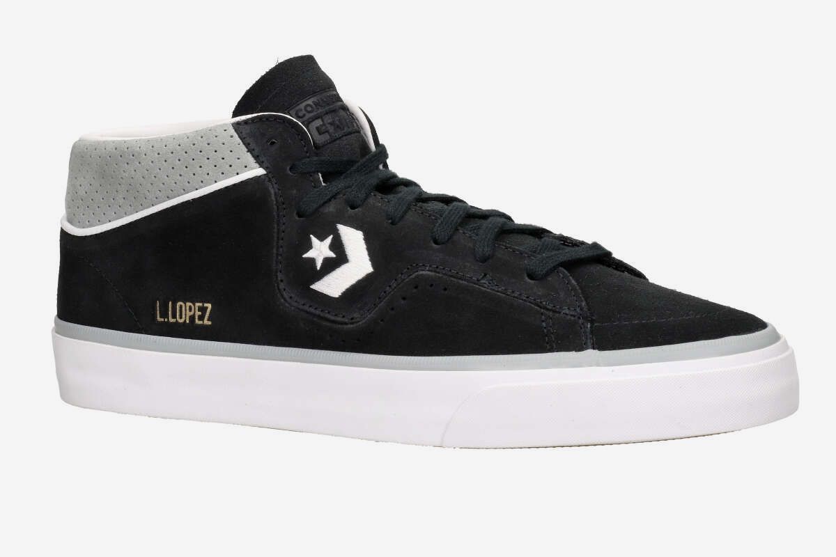 Converse CONS Louie Lopez Pro Suede Schuh (black ash stone white)