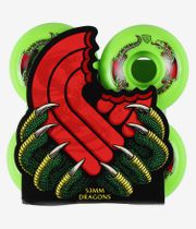Powell-Peralta Dragons V6 Wide Cut Roues (green) 53 mm 93A 4 Pack