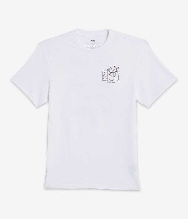 adidas Shmoo G 1 T-Shirt (white black)
