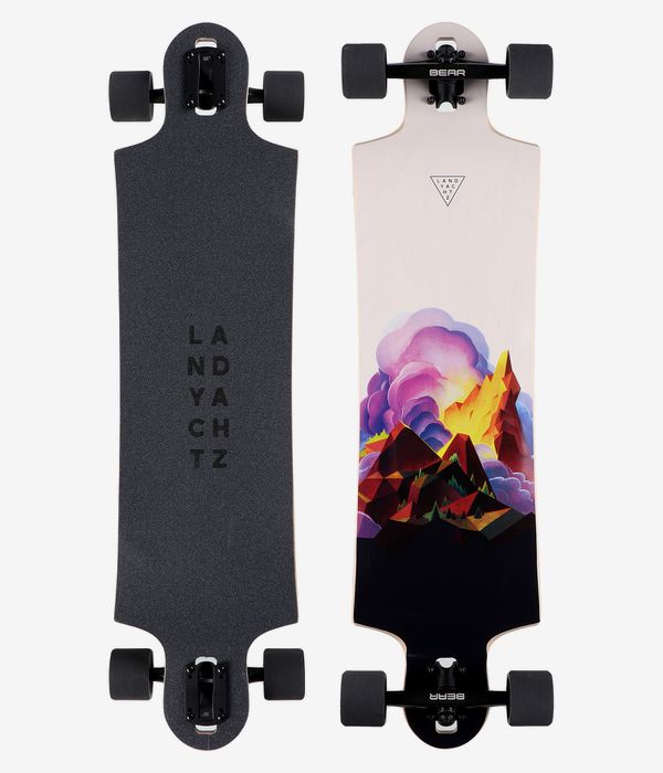 Landyachtz Switchblade 38" (96,5cm) Complete-Longboard (white)