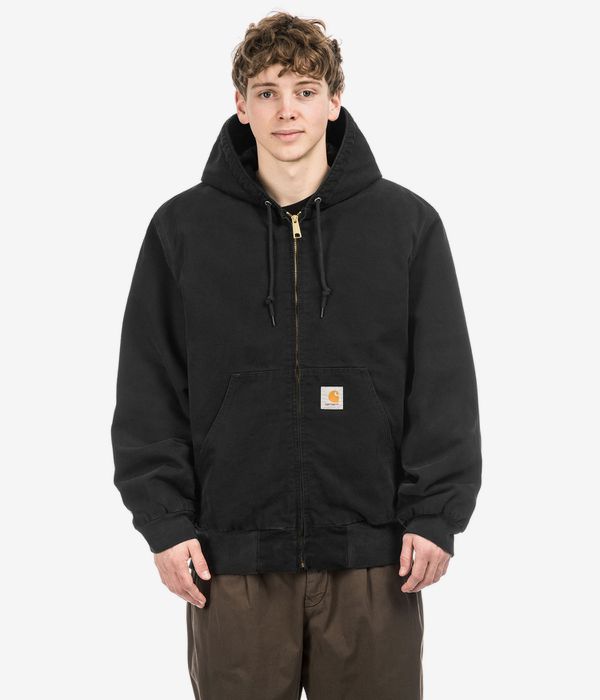 Carhartt WIP OG Active Organic Dearborn Winter Jacket (black stone canvas)