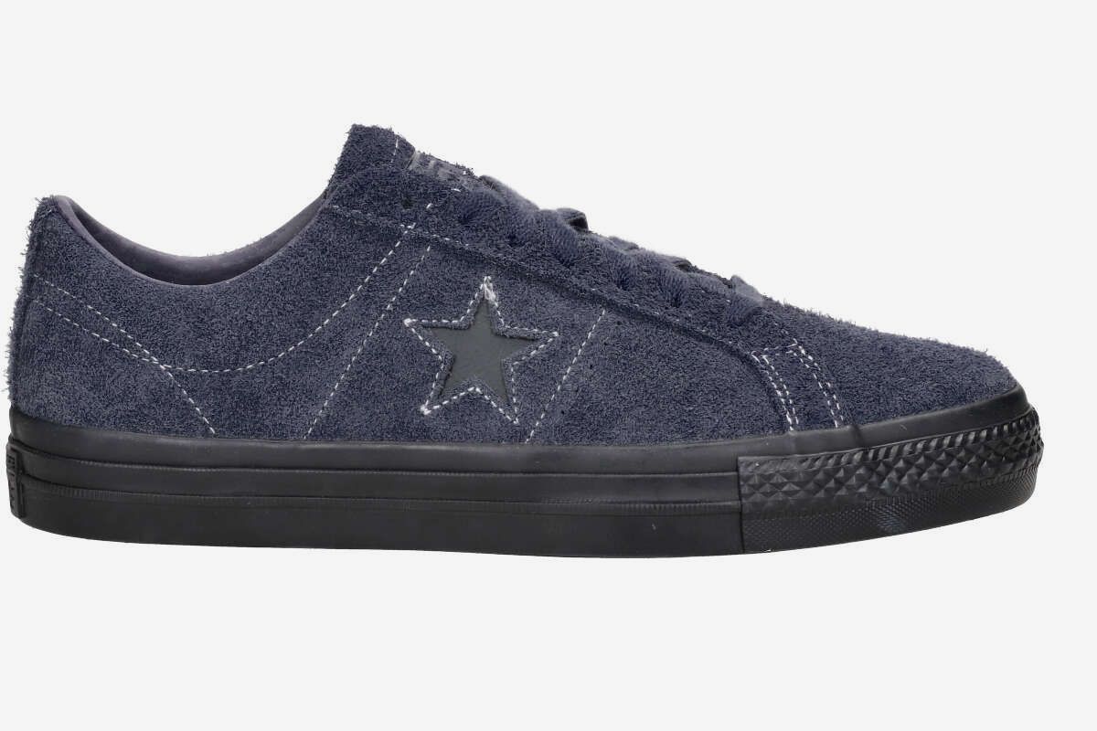 Converse CONS One Star Pro Shaggy Suede Shoes (dark moth black)