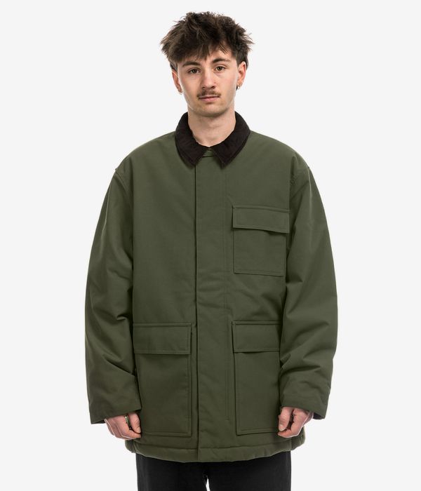 Carhartt WIP Clarton Coat Jacke (office green black)
