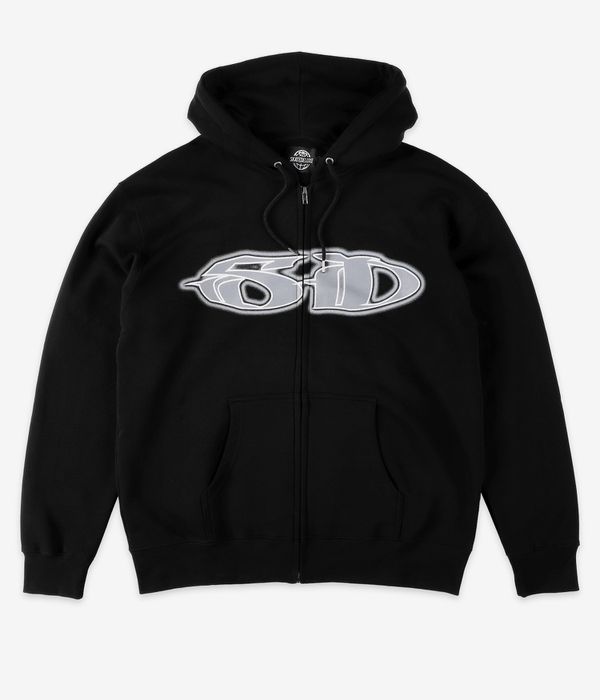 skatedeluxe SD Organic Zip-Sweatshirt avec capuchon (black)