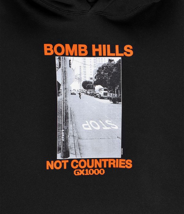 GX1000 Bomb Hills Bluzy z Kapturem (blackk)