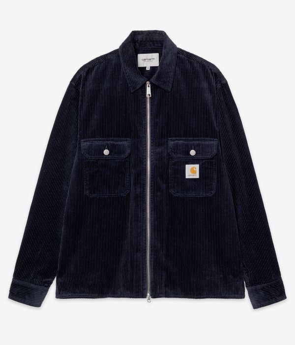 Carhartt WIP Reynold Corduroy Chaqueta (dark navy rinsed)