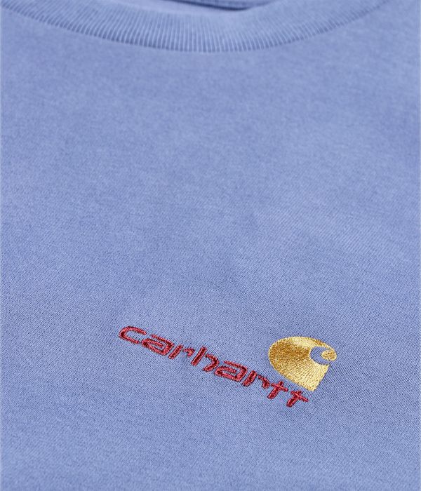 Carhartt WIP American Script Organic T-Shirt (blue iris)