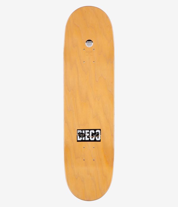 HOCKEY Todd Back Crack Shape 2 8.5" Skateboard Deck (black)