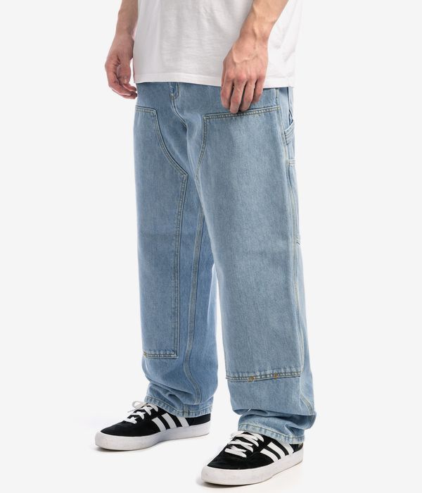 Carhartt WIP Double Knee Pantalons (blue heavy stone bleached)