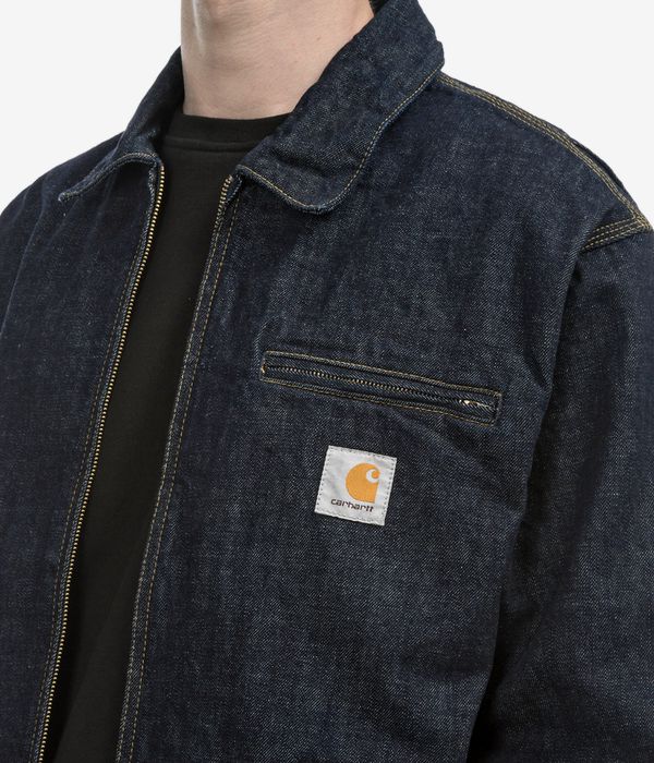 Carhartt WIP OG Detroit Camano Jacket (blue rinsed)