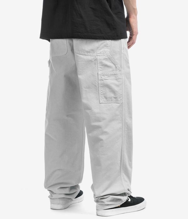 Carhartt WIP Single Knee Pant Newcomb Pantalones (sonic silver garment dyed)