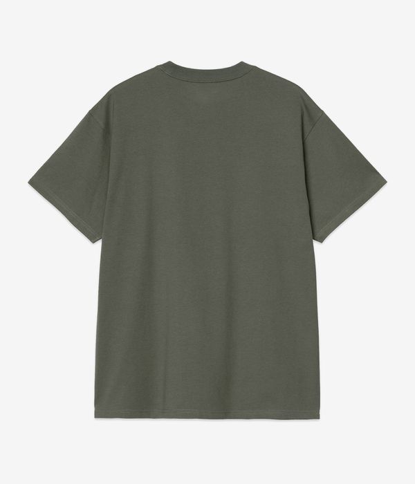 Carhartt WIP Script Embroidery T-shirt (leaf white)