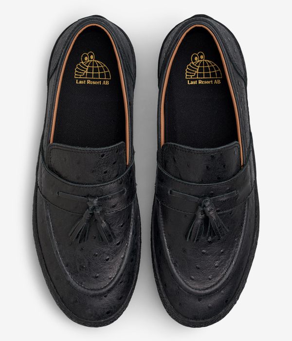 Last Resort AB VM005 Loafer Shoes (ostritch black black)