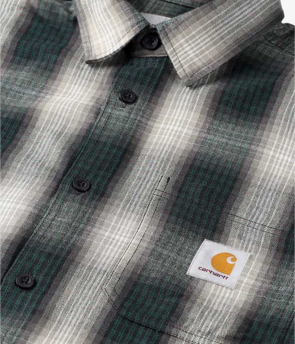 Carhartt WIP Harlin Plain Weave Shirt (kale green)