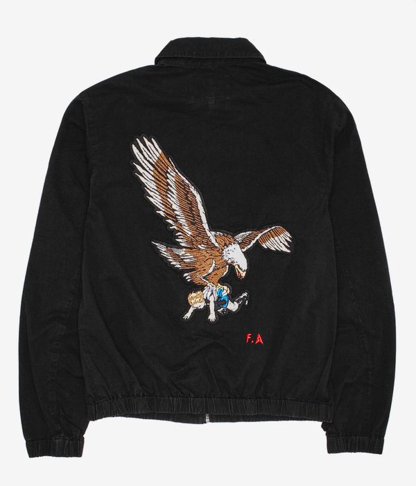 Fucking Awesome Washed Harrington Jacket (black)