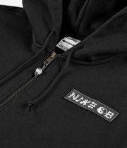 Nike SB Logo Zip-Hoodie (black)