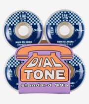 Dial Tone Del Negro Capitol Standard Rouedas (white blue) 55mm 101A Pack de 4