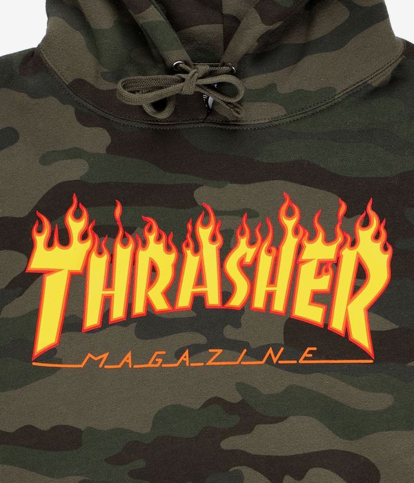 Compra Thrasher Flame Sudadera (forest skatedeluxe