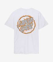 Santa Cruz Burnt Opus Oversized Camiseta (white)