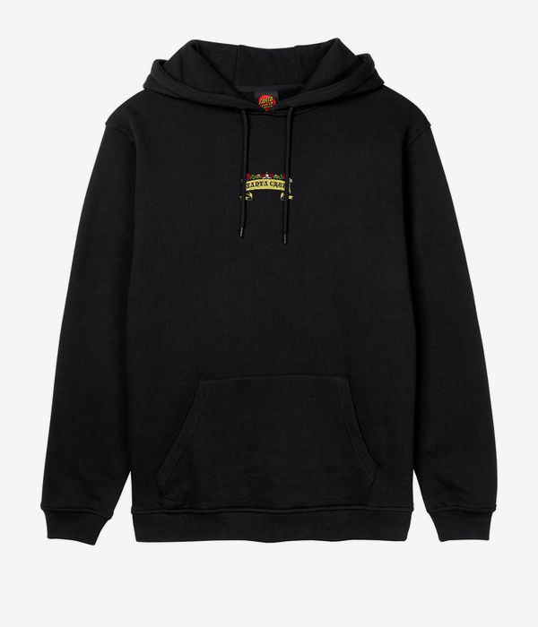 Santa Cruz Guzman Scroll Front sweat à capuche (black)