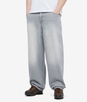 Dime Classic Baggy Denim Jeansy (sandblasted gray striped)