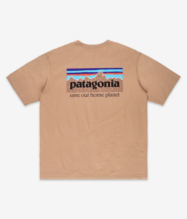 Patagonia P-6 Mission Organic T-Shirt (grayling brown)