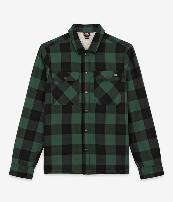 Dickies Lined Sacramento Camisa (pine needle green)
