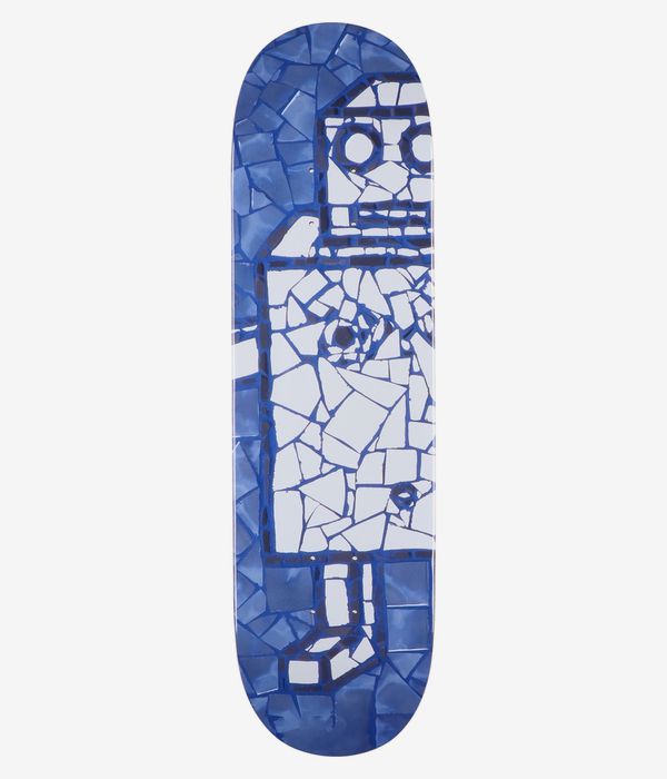 Robotron x Teilz Mosaic Robo Mini 8" Skateboard Deck (blue)