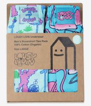 Lousy Livin Dino & Greater Flamingo Boxershorts (yucca) 2er Pack