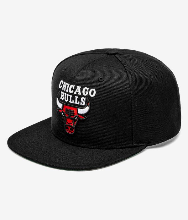 Mitchell & Ness Chicago Bulls Snapback Cappellino (black)