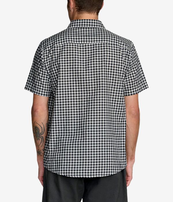 RVCA Overspray Chemise (black white)
