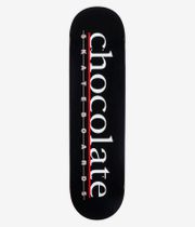 Chocolate Alvarez The Bar Logo 8.25" Planche de skateboard (black)