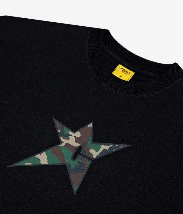 Carpet Company C-Star Camo Logo T-Shirt (black)