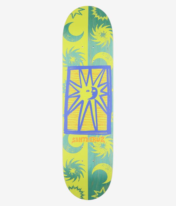 Santa Cruz Sun Stamp Feelbase 7.75" Skateboard Deck (multi)