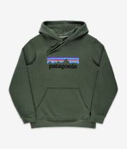 Patagonia P-6 Logo Uprisal Hoodie (torrey pine green)