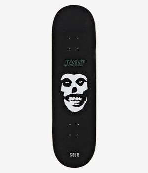 SOUR SOLUTION Josef Euro Teeth 8.5" Planche de skateboard (black)