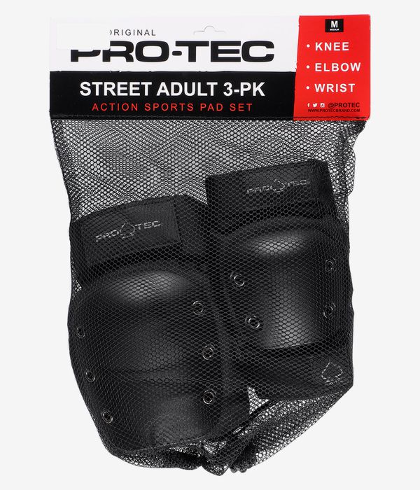 PRO-TEC Adult Street Zestaw Ochraniacze (black)