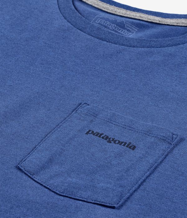 Patagonia Boardshort Logo Pocket Responsibili T-Shirt (endless blue)