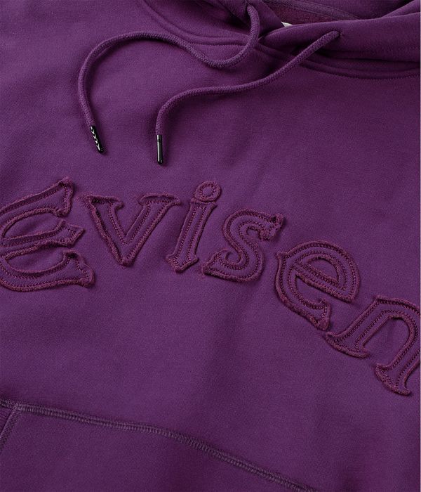 Evisen Arch Logo Patch Hoodie (purple)