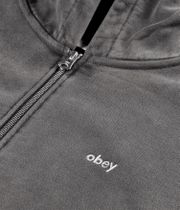 Obey Lowercase Pigment Zip-Hoodie (pigment digital black)