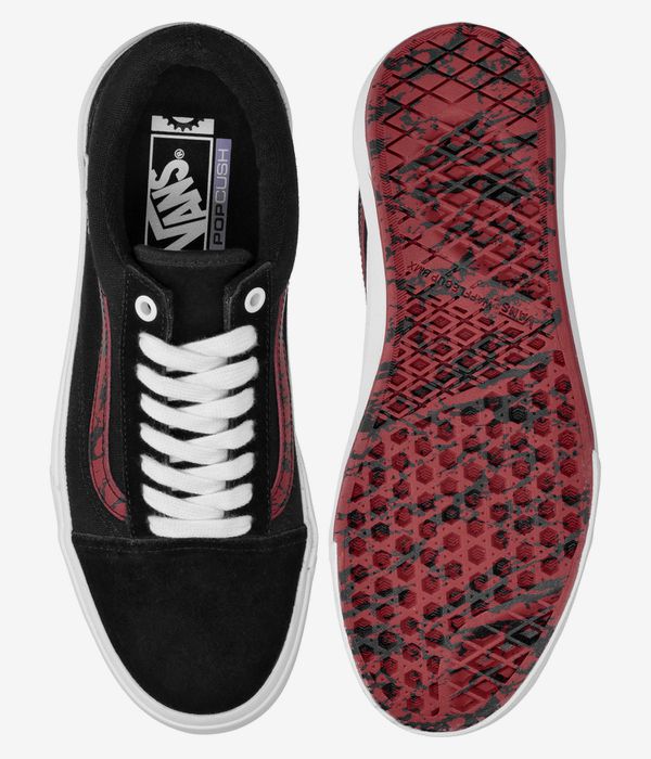 Vans BMX Old Skool Shoes (marble black white red)