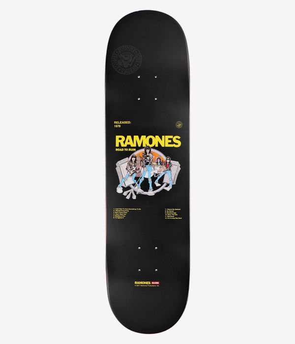 Globe x Ramones Road To Run 8.25" Planche de skateboard (black)