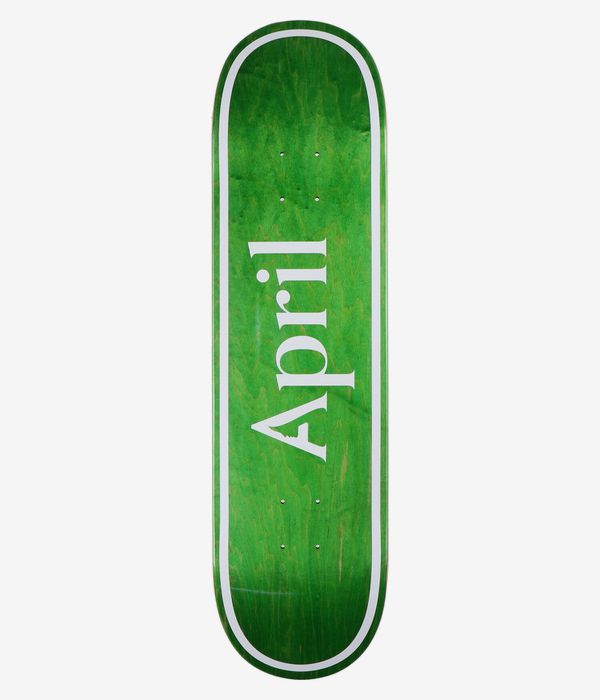 April OG Logo 8.25" Skateboard Deck (green invert)