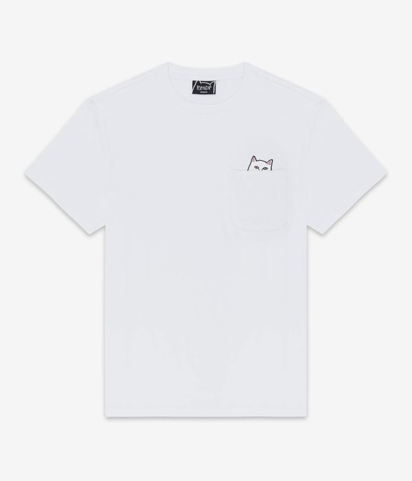 RIPNDIP Lord Nermal Pocket T-Shirt (white)
